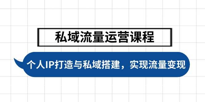 私域流量运营课程，个人IP打造与私域搭建，助力学员实现流量变现耀梦项目-副业赚钱-互联网创业-资源整合耀梦网赚