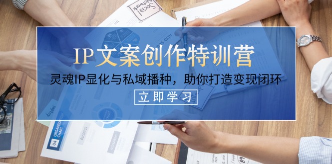 IP文案创作特训营，灵魂IP显化与私域播种，助你打造变现闭环（14节课）耀梦项目-副业赚钱-互联网创业-资源整合耀梦网赚