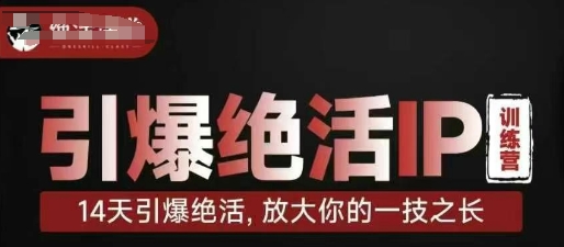 引爆绝活IP训练营，14天引爆绝活，放大你的一技之长耀梦项目-副业赚钱-互联网创业-资源整合耀梦网赚